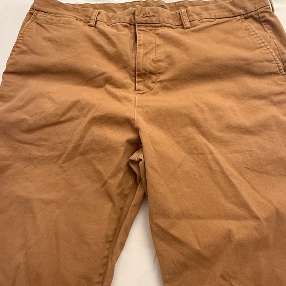Old Navy Pants Mens 40X30  Brown  Ultimate Loose Pockets Cotton Chino - Picture 8 of 11